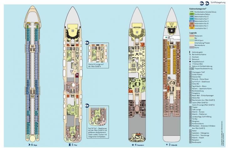 Aktueller Deckplan Der Mein Schiff Herz