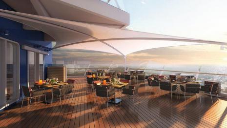 Außenbereich Steakhouse Surf & Turf auf Mein Schiff 4