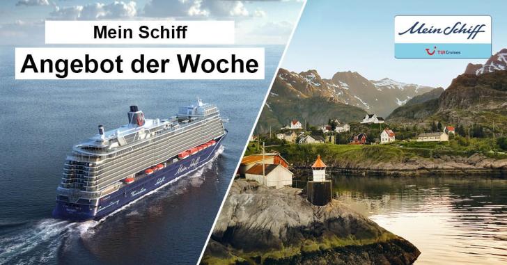 Mein Schiff Bild mit dem Hinweis auf das Angebot der Woche