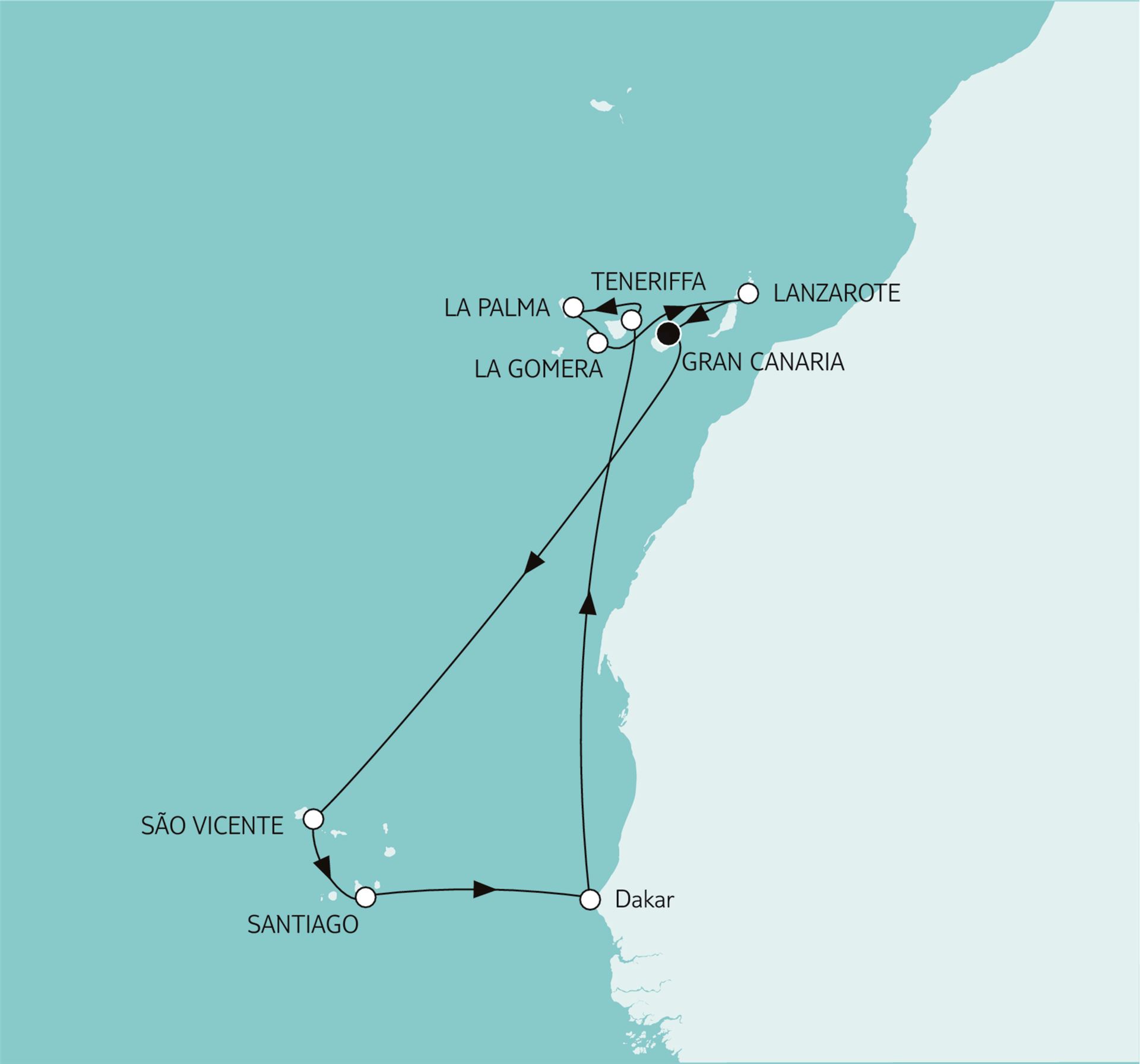 Kanaren Mit Kapverden Mit Mein Schiff