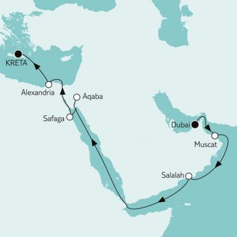 Dubai bis Östl. Mittelmeer I