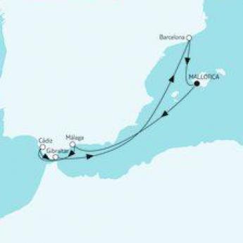 Mittelmeer mit Andalusien II  (7 Nächte)