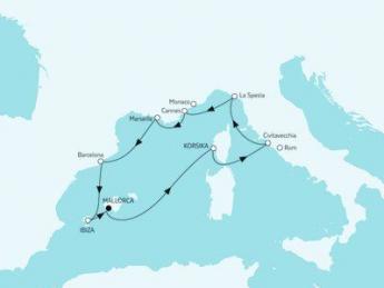Mein Schiff Sonderpreis 10 Nächte Mittelmeer mit Ibiza mit der neuen Mein  Schiff 2