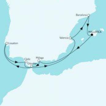 Mittelmeer mit Lissabon Sommer 2019